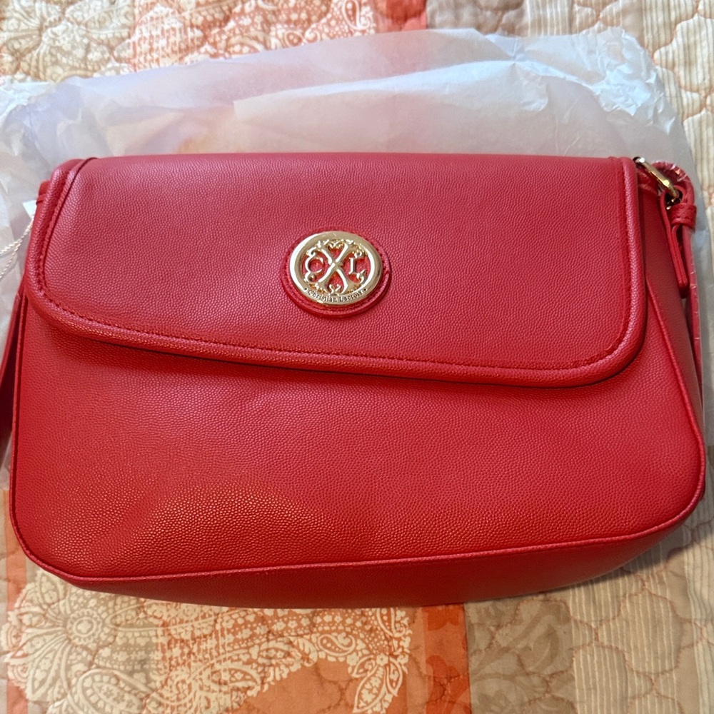 Christian Lacroix Vibrant Red Crossbody Bag